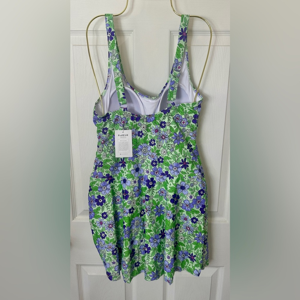One Piece Swimdress Swimsuits for Women Tummy Control Large NWT - Picture 7 of 7